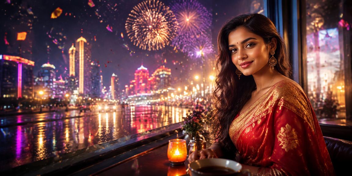 Bright modern Indian casino entertainment environment
